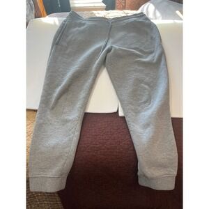 LAZER Men's Gray Fleece SHERPA LINED Sweatpants Joggers Size‎ XL